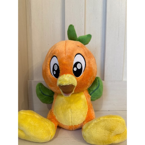 Disney Parks Orange Bird Plush Stuffed Animal Florida Sunshine Tree Terrace - Picture 2 of 4